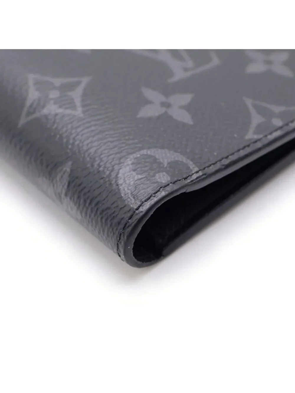 Louis Vuitton Monogram Eclipse Portefeuille Multiple Compact Wallet Bifold Black